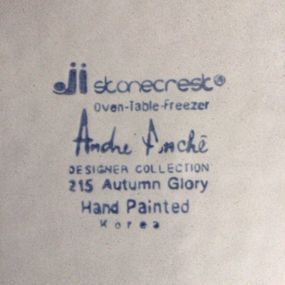 Vintage Stonecrest Autumn Glory Dinner Plates - Set of 2 - Picture 5 of 8